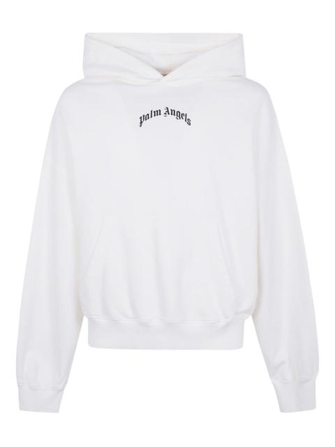Palm Angels logo-print cotton hoodie