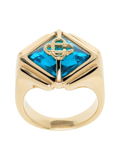 指輪・リング Casablanca Casablanca Pearl Signet Ring (APF25JW08801 GOLD) Casablanca Pearl Signet Ring Gold | END. (JP)