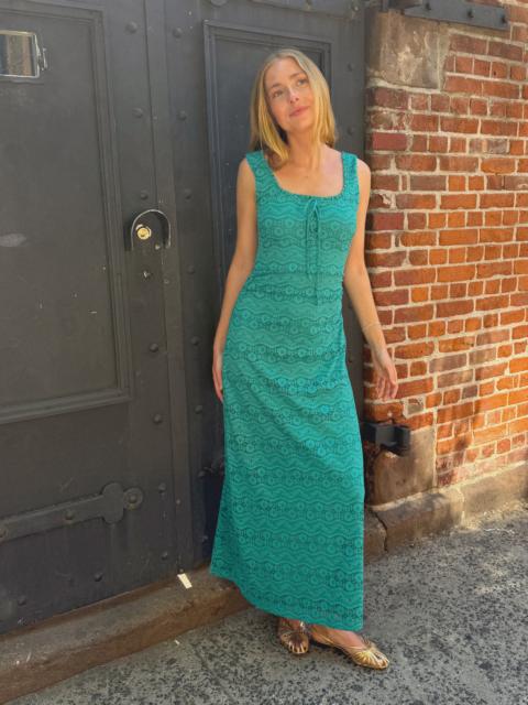 Hill House Home The Coraline Dress - Teal Stretch Lace