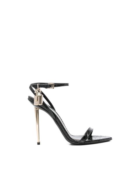 TOM FORD padlock strap sandals