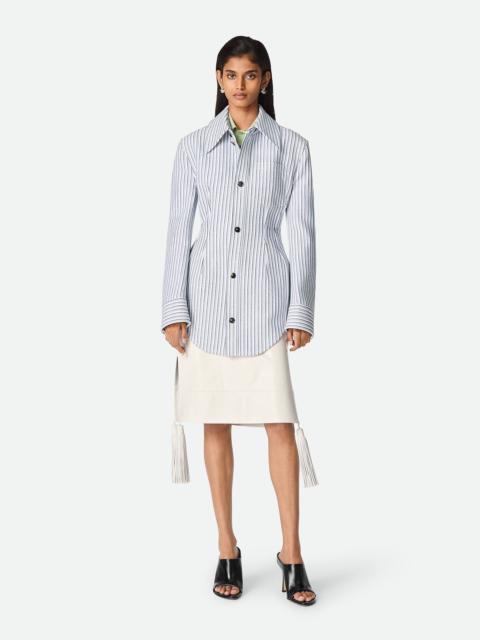 Bottega Veneta Structured Cotton Stripe Jacket