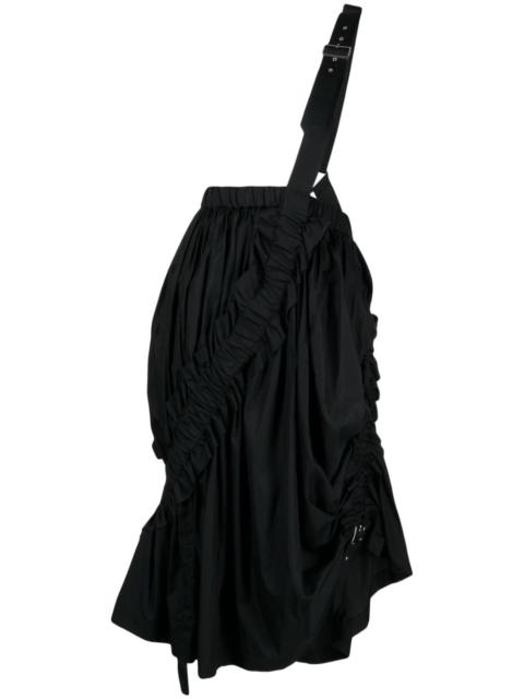 Noir Kei Ninomiya ruched-detailing cotton skirt