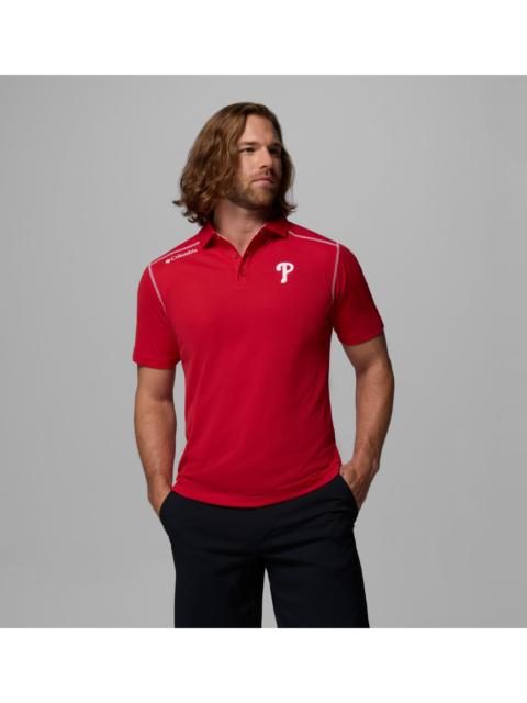 Columbia Men's Shotgun Polo - Philadelphia Phillies