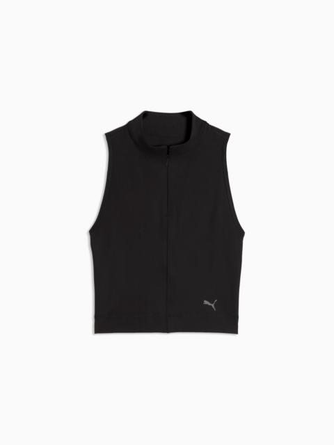 PUMA Cloudspun Ultra Soft Women's Zip Training Tank Top