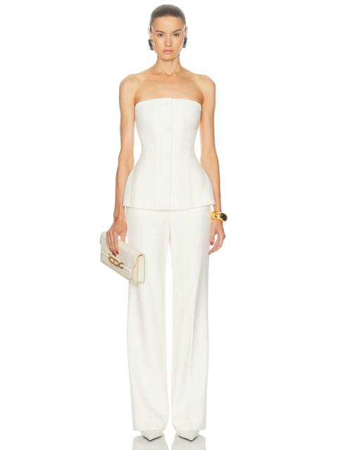 Strapless Tailored Jumpsuit