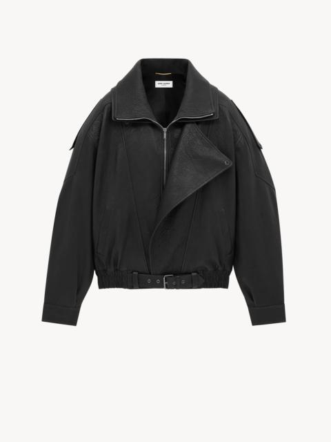 SAINT LAURENT bomber jacket in lambskin