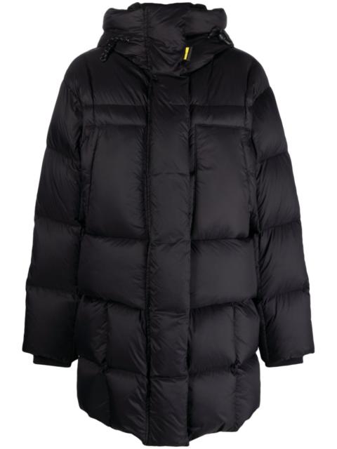 PARAJUMPERS logo-patch hooded puffer jacket