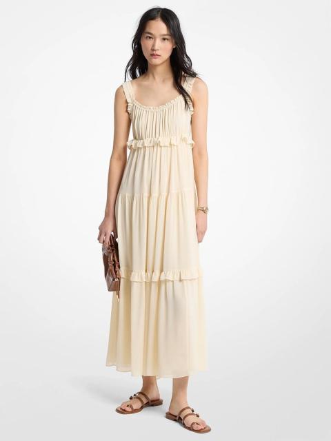 MICHAEL KORS Ruffled Georgette Maxi Dress