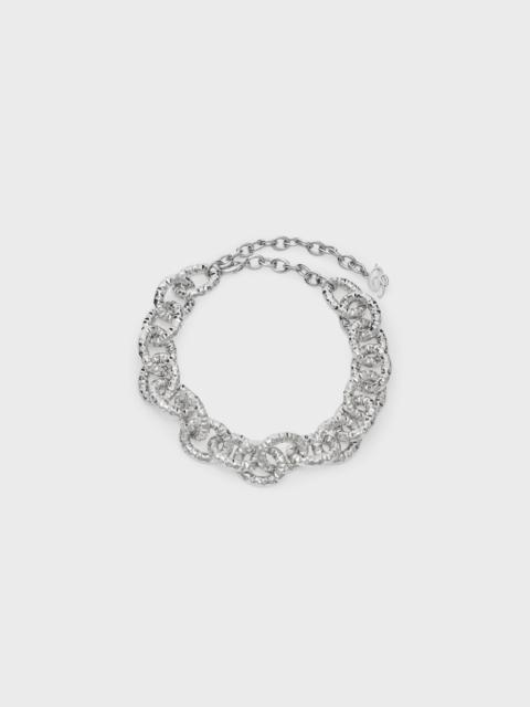 Blumarine METAL NECKLACE WITH RAISED RINGS