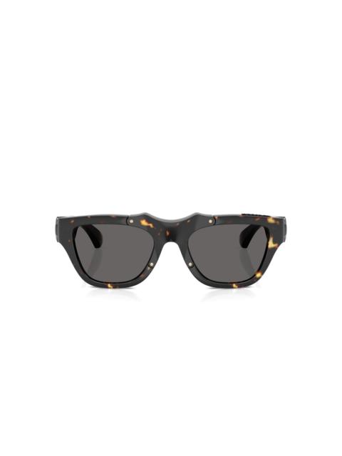 Burberry tortoiseshell geometric sunglasses