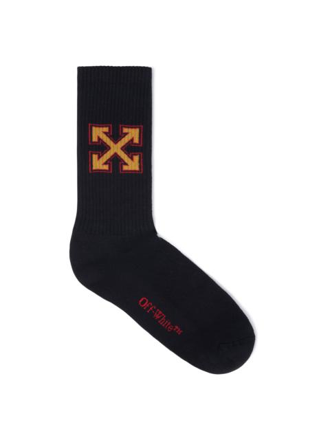 Off-White Off-white C/o Ac Milan Logo Socks