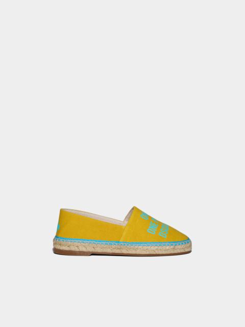 DSQUARED2 ONE LIFE ORGANIC COTTON ESPADRILLES