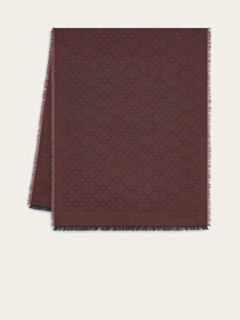 FERRAGAMO Silk and cashmere stole