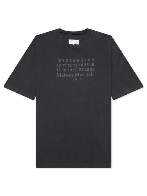 Maison Margiela Logo Tee Washed Black