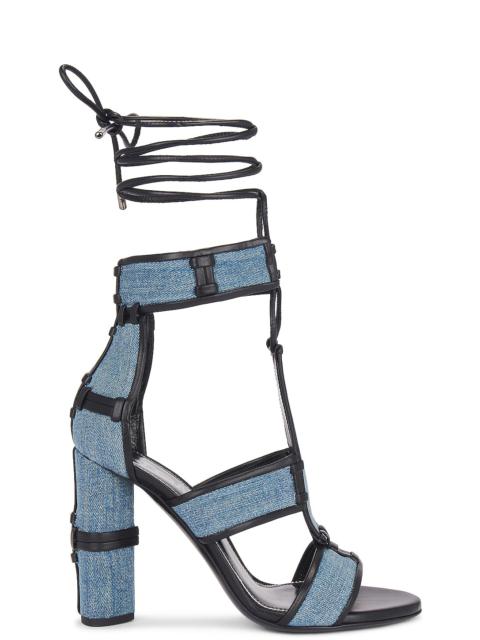 TOM FORD Patchwork 105 Denim Sandal