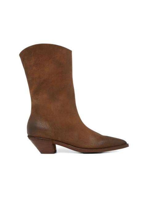 Marsèll pointed-toe leather cowboy boots