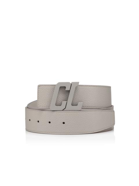 Christian Louboutin Happy Rui Cl Logo Belt Grey