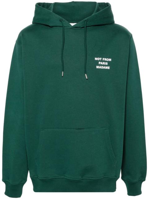 Drôle de Monsieur Drole De Monsieur Logo-print Cotton Hoodie