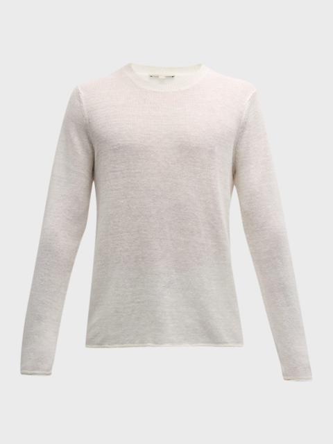 onia Men's Kevin Linen Crewneck Sweater
