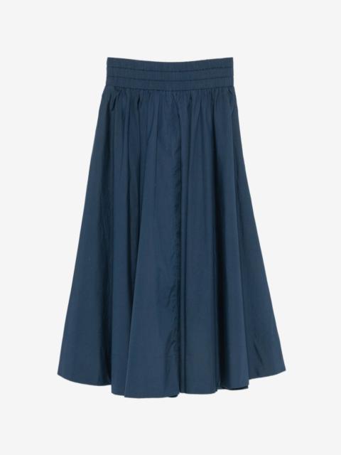 SUZIE KONDI Kyria elasticated-waist gathered midi skirt