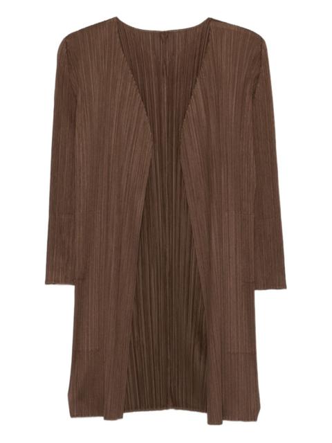 Pleats Please Issey Miyake pleated coat