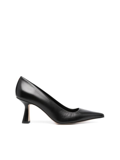 Aeyde 80mm pointed-toe leather pumps