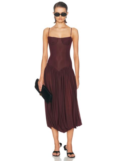 MAYGEL CORONEL Ceniza Dress