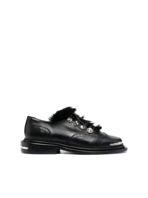 TOGA VIRILIS studded 30mm leather brogues