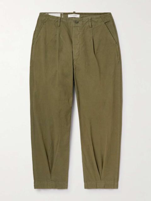 APPLIED ART FORMS DM1-1 Tapered Pleated Cotton and CORDURA-Blend Trousers