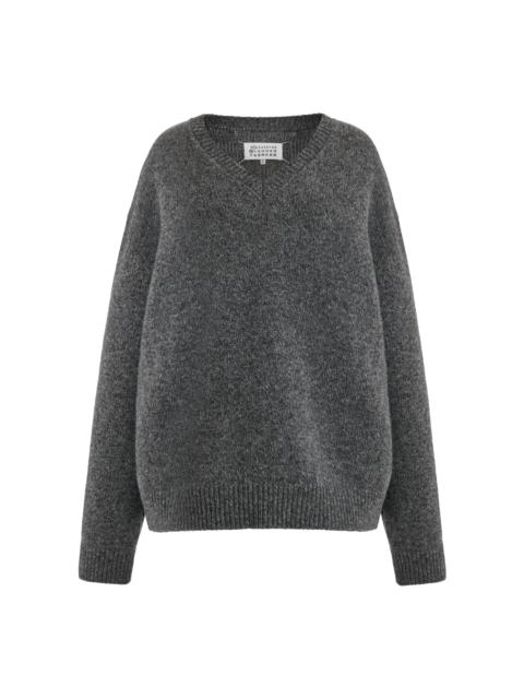Knit Wool Sweater grey