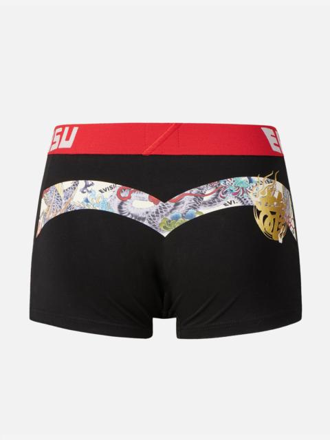 EVISU DRAGON DAICOCK PRINT TRUNKS
