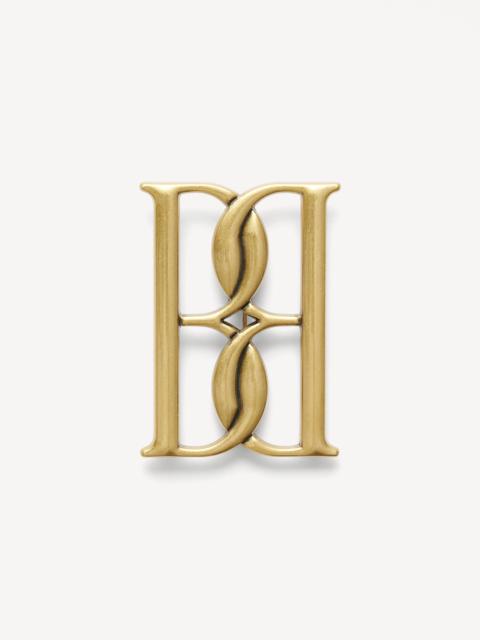 BY MALENE BIRGER Mono large gold-tone brooch