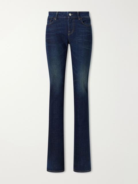 Acne Studios 2013 distressed high-rise skinny jeans Dark denim