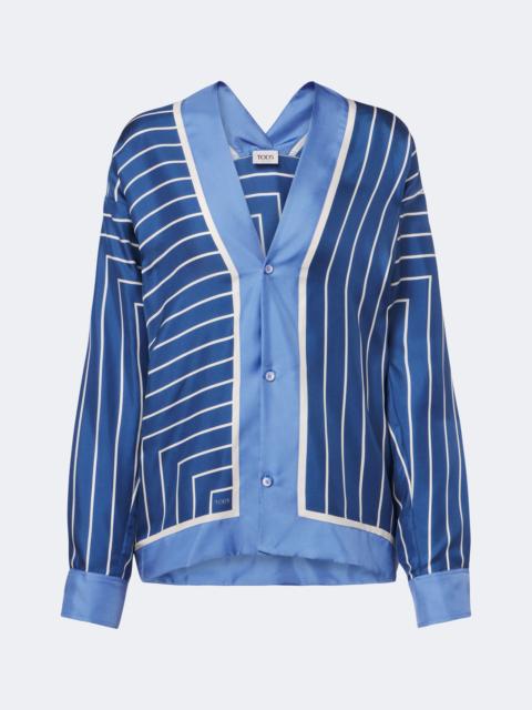 Tod's Striped silk shirt