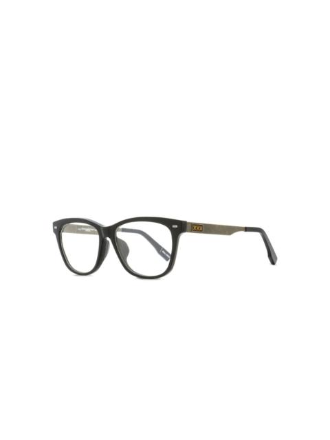 ZEGNA 5016F horn-frame rectangular glasses