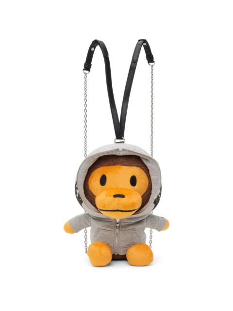 A BATHING APE® Multicolor Baby Milo Plush Doll Backpack