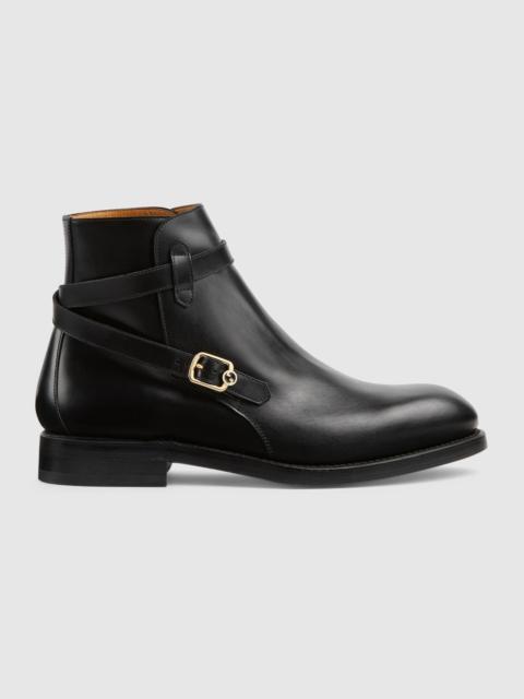 GUCCI Gucci Blondie Buckle Ankle Boots