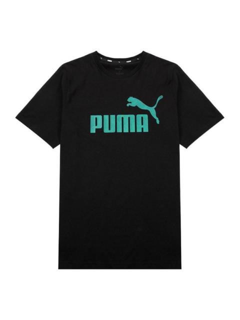PUMA ESS+ Logo Execution T-Shirt 'Black' 849563-01