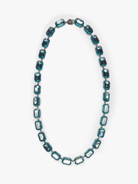 Max Mara MERLOT Long necklace with bezels