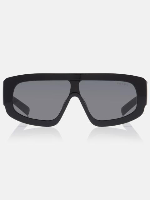 Prada Logo shield sunglasses