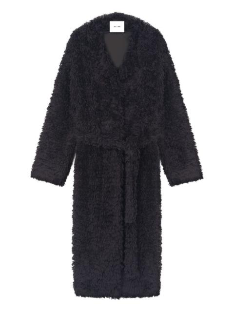 AERON Letty faux-fur belted coat