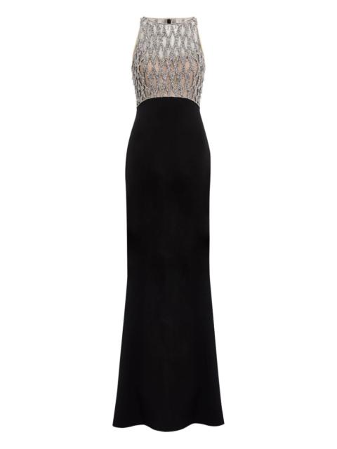 JENNY PACKHAM Orion crystal-bodice gown