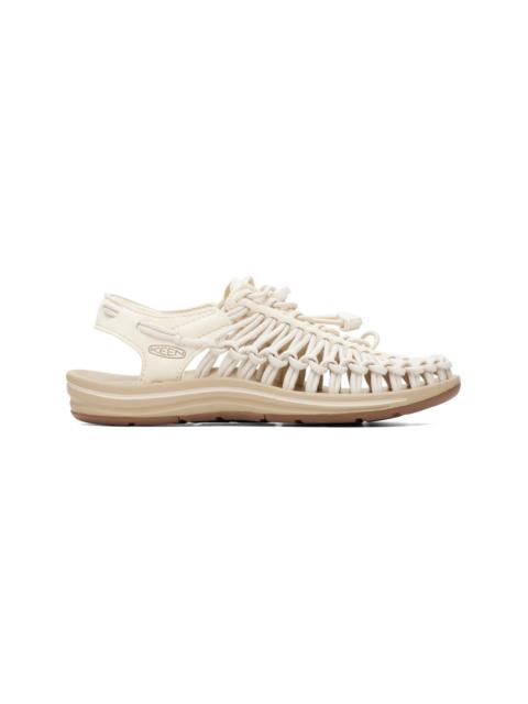 KEEN White UNEEK Sandals