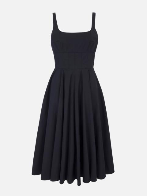 EMILIA WICKSTEAD Nikush Dress in Black Cotton Popclan