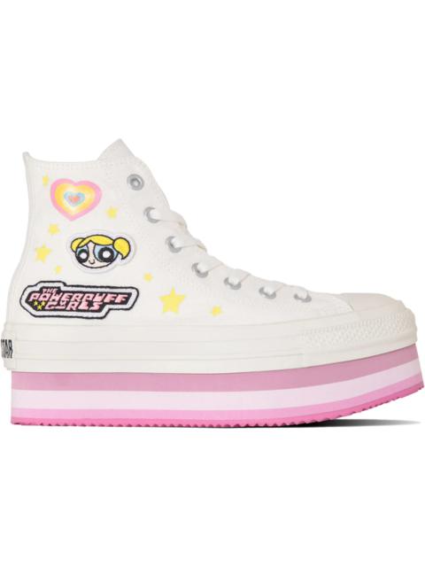 Converse 콩 척 테일러 모든 별 Chunkyline 안녕 'The Powerpuff Girls White' 31312820