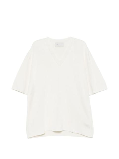 AMI Paris V-neck T-shirt