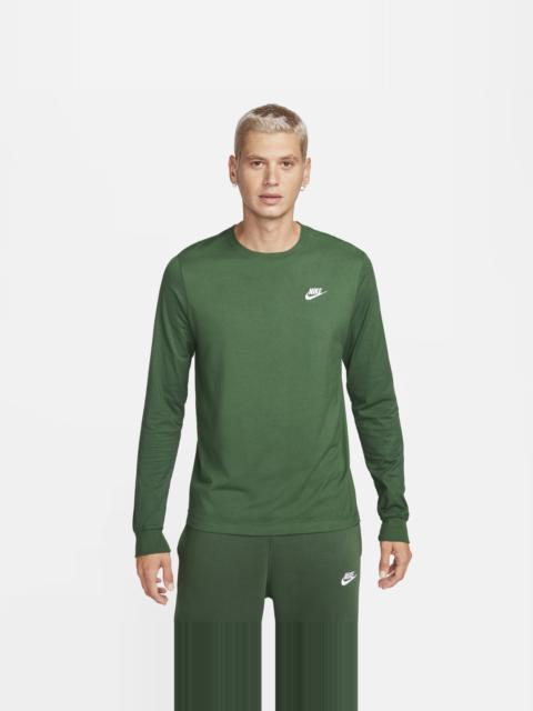 Men's Nike Sportswear Club Long-Sleeve T-Shirt