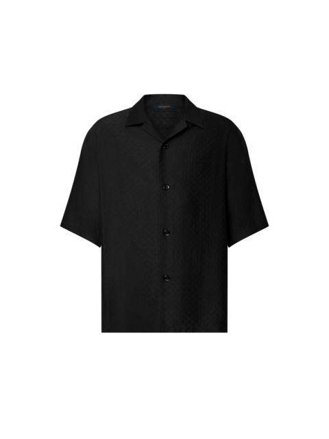 Louis Vuitton Mini Monogram Silk Blend Short-Sleeved Shirt