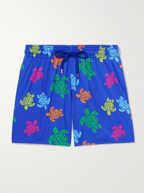 Vilebrequin Moonrise Straight-Leg Mid-Length Printed Swim Shorts