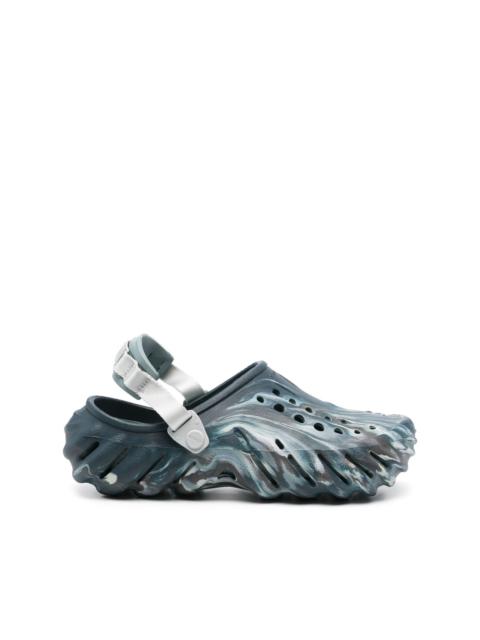 Marbled clog slides